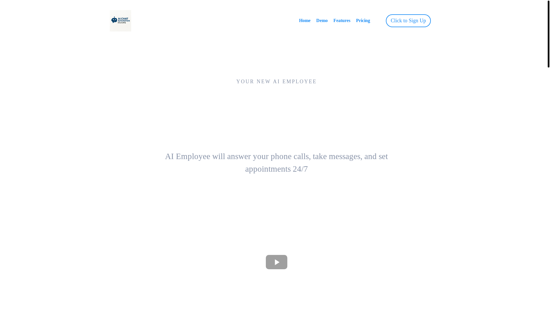 website screenshot of https://aichatautomationincome.com/