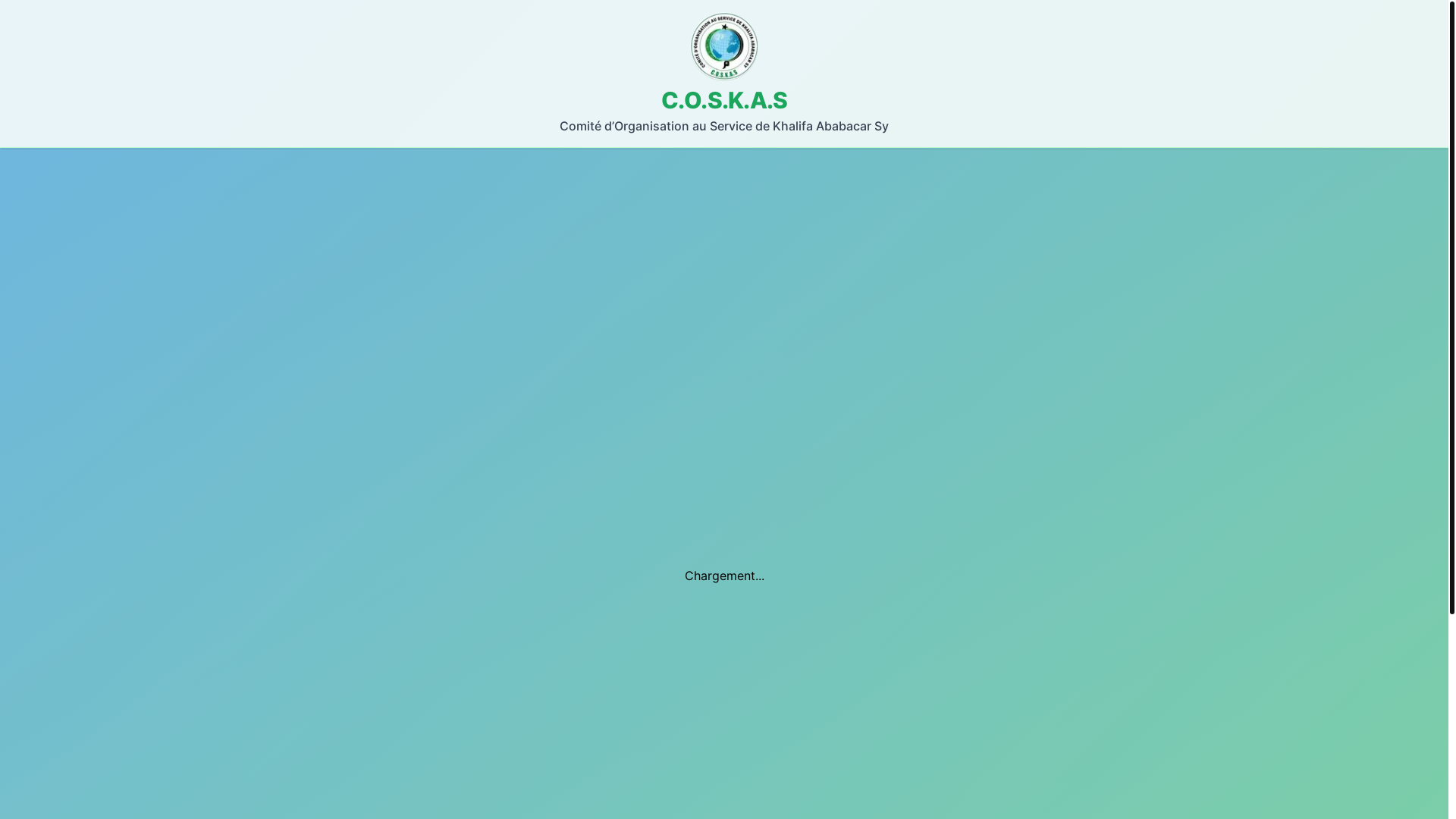 website screenshot of https://coskas-online.org/