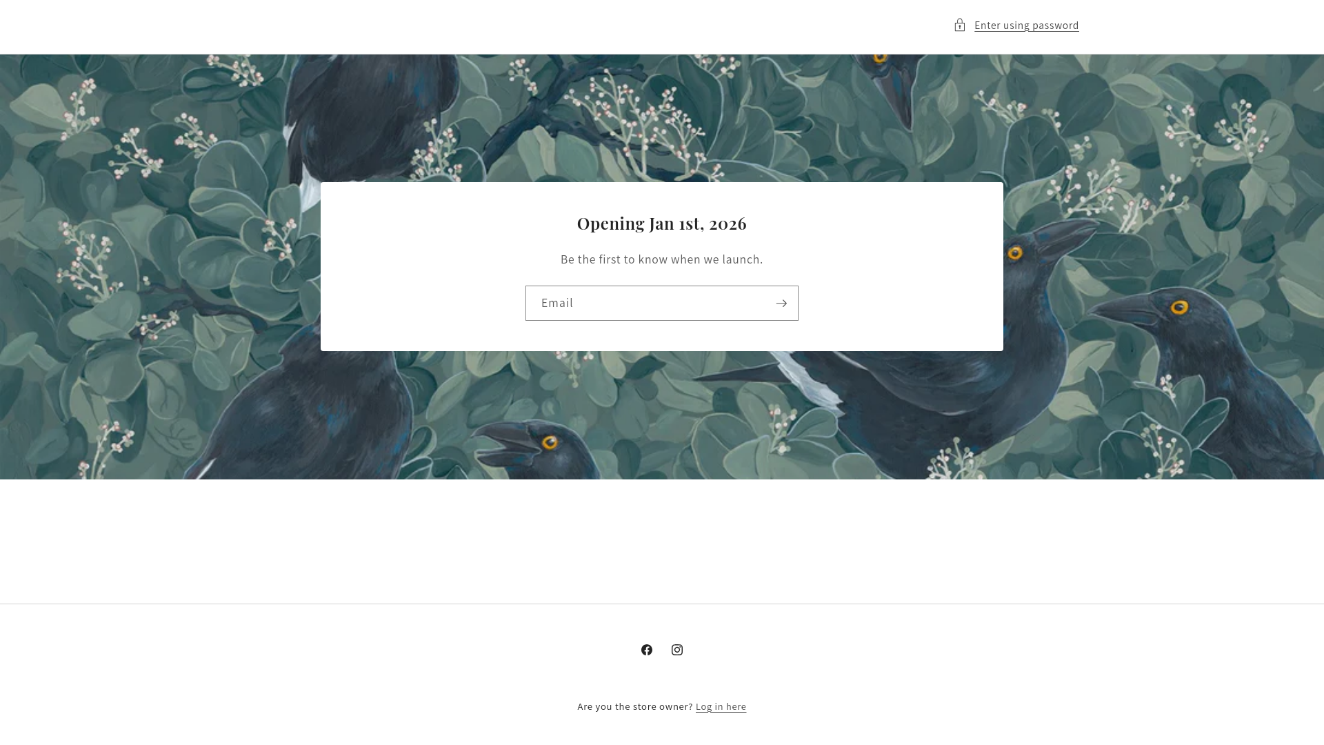 website screenshot of https://ellenajade.com/