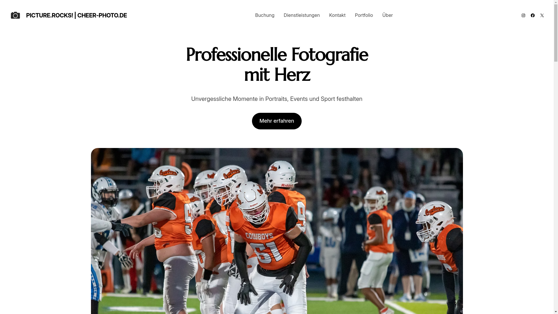 website screenshot of https://die-lichtbildnerei.de/