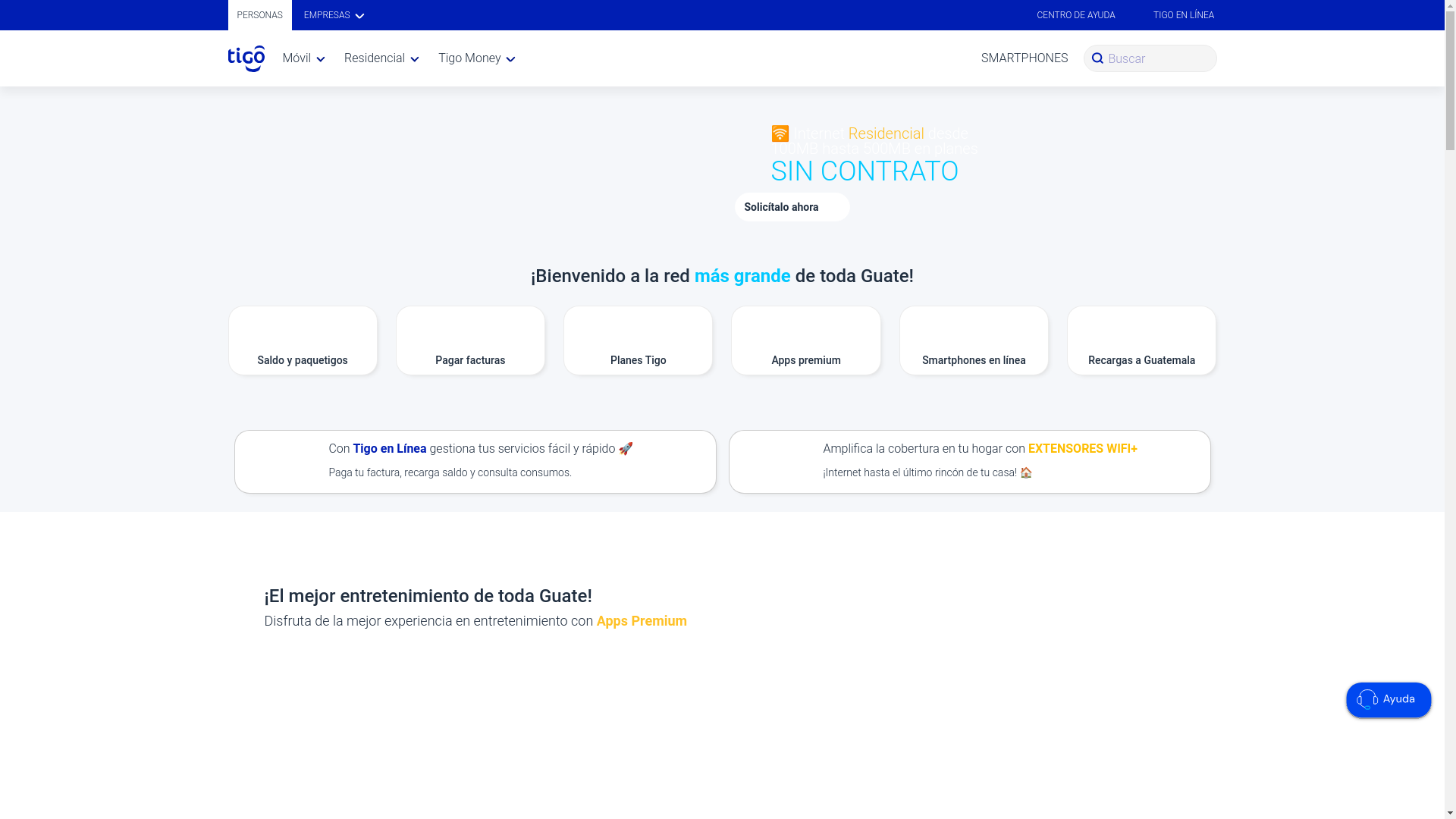 website screenshot of https://tigointegral.top/
