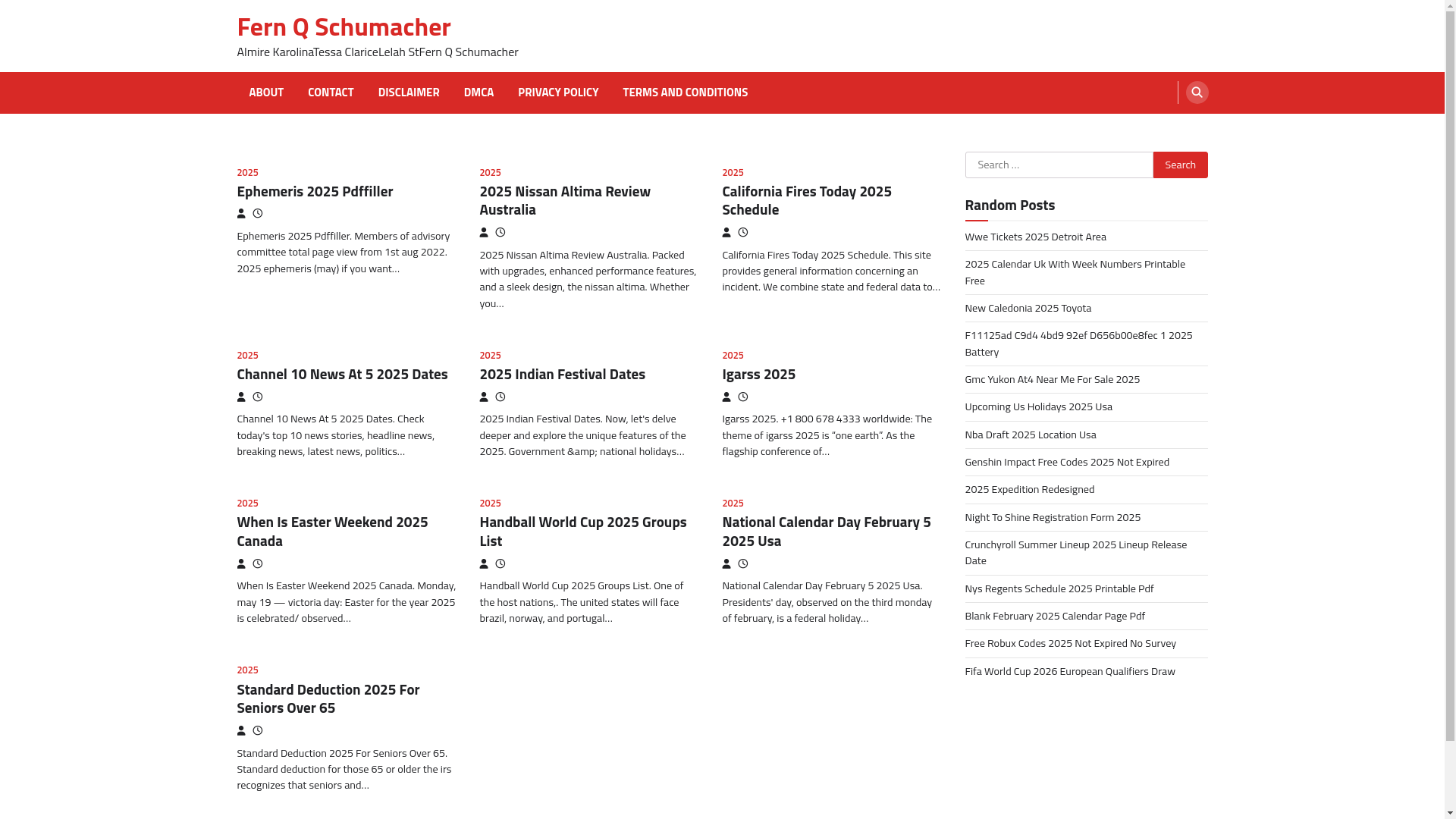 website screenshot of https://fernqschumachers.pages.dev/