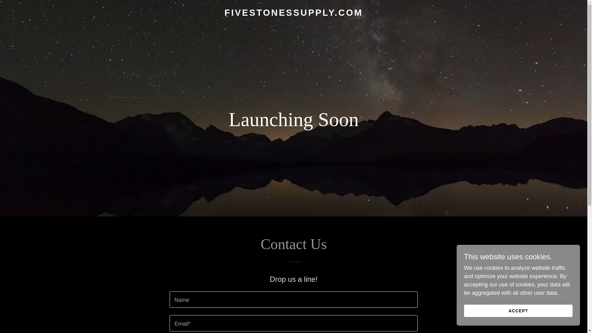 website screenshot of https://fivestonessupply.com/