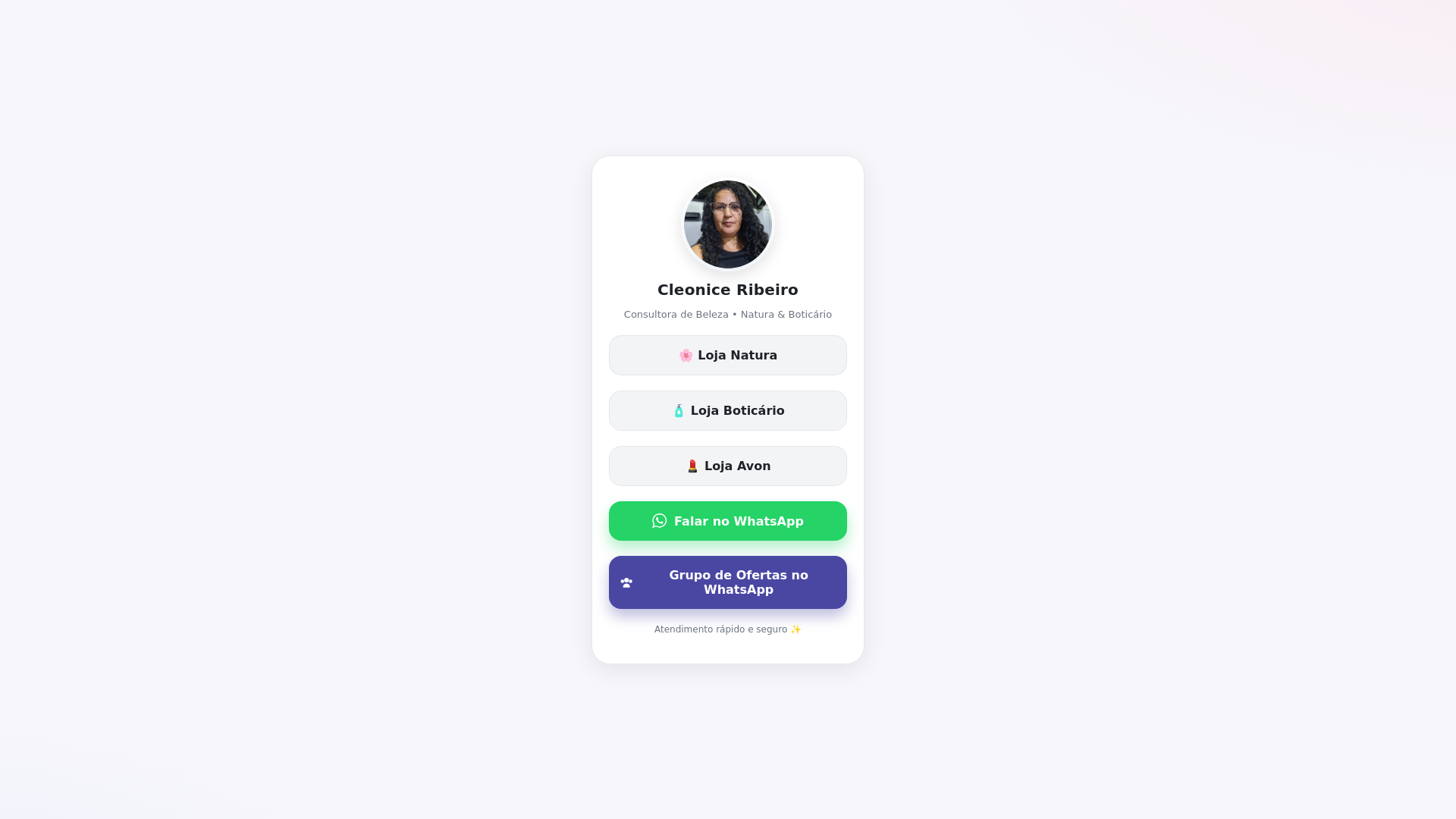 website screenshot of https://cleoniceribeiro.com.br/