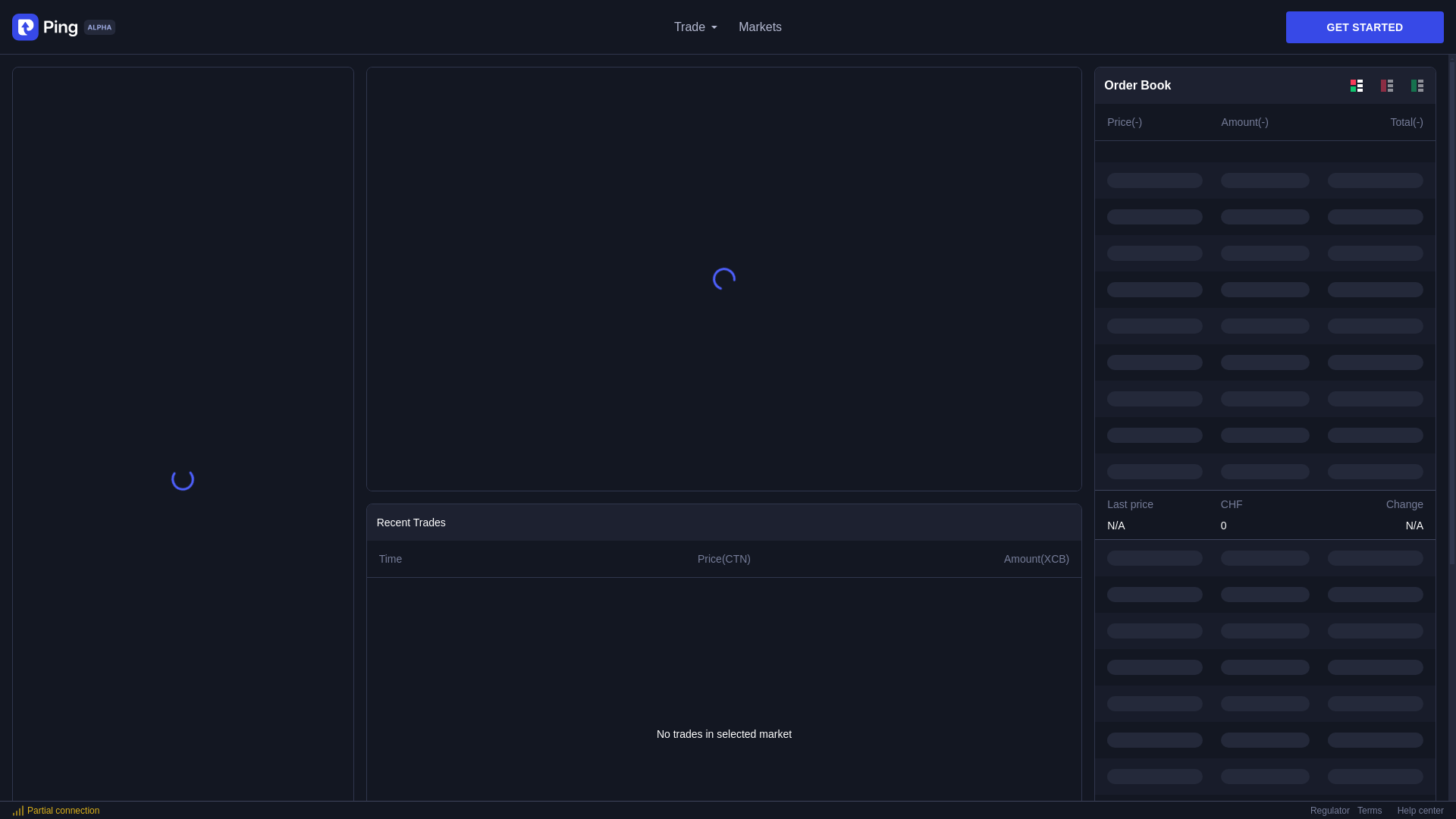 website screenshot of https://ping-exchange-trading-webapp-preview.pages.dev/