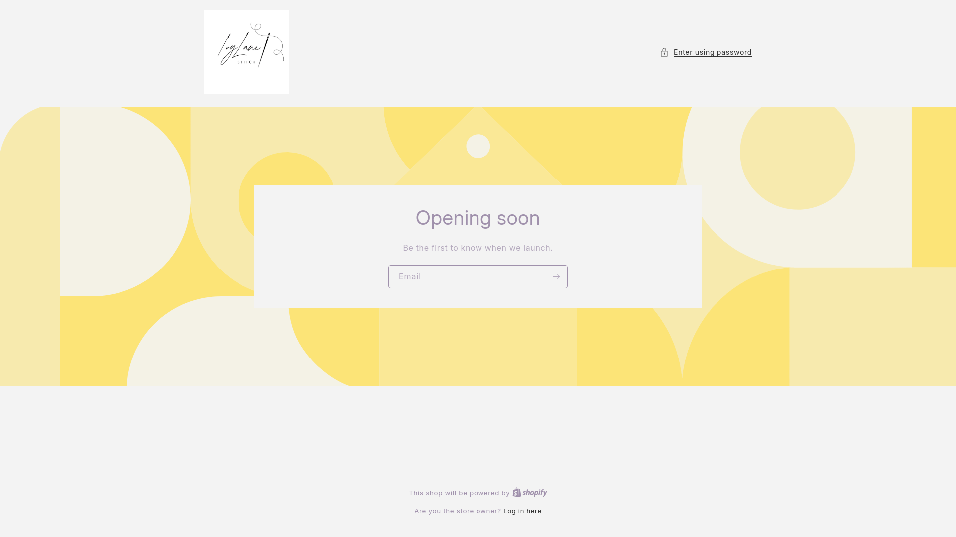 website screenshot of https://ivylanestitch.com/