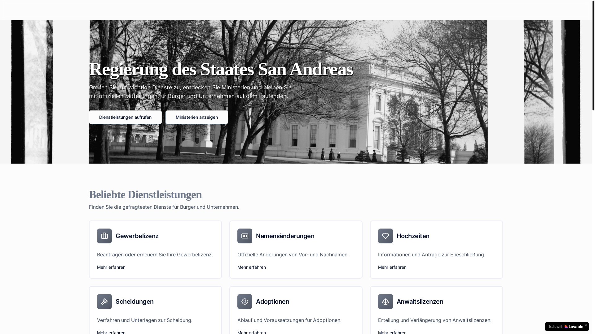website screenshot of https://fc-gov.de/