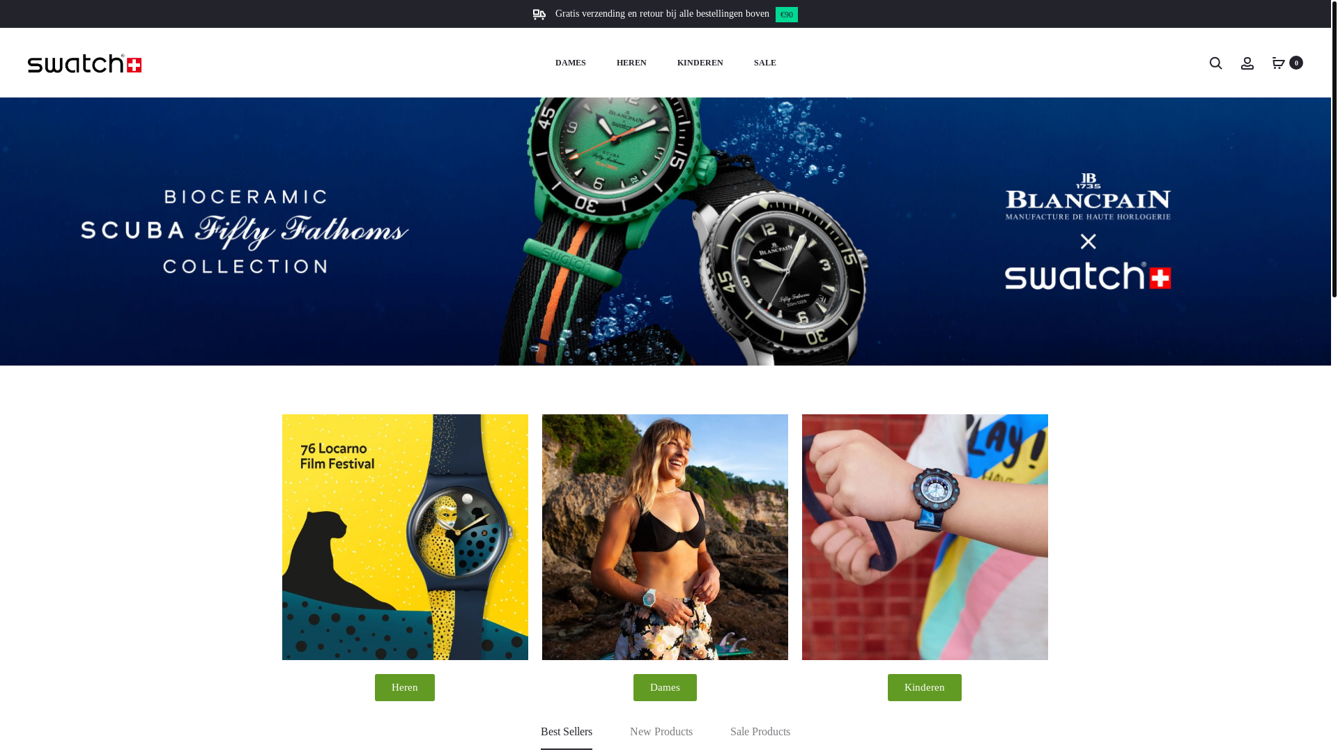 website screenshot of https://www.swatch-belgium.com/