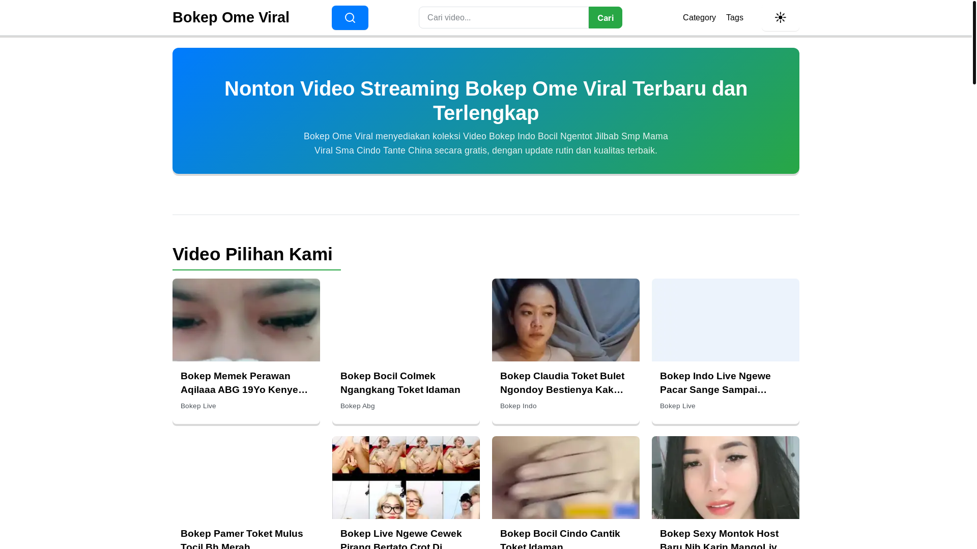 website screenshot of https://bokepomeviral.pages.dev/