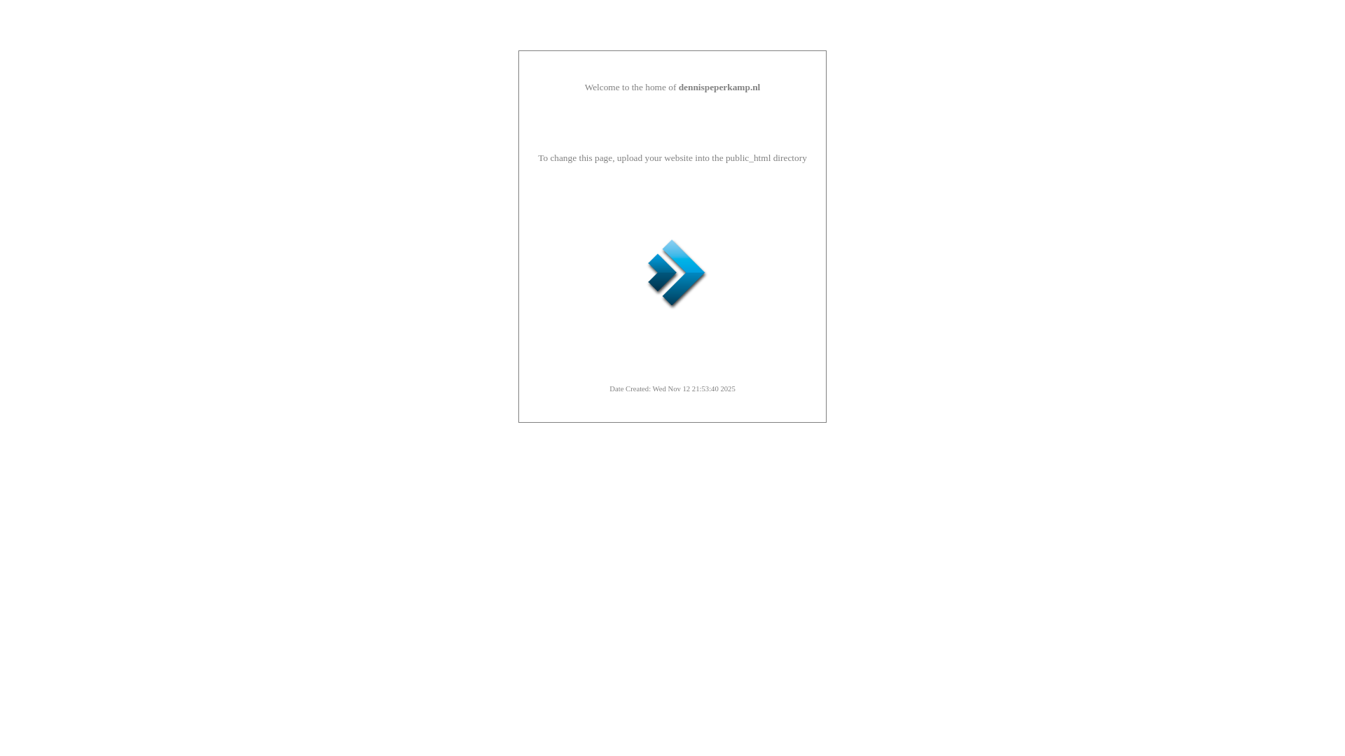 website screenshot of https://dennispeperkamp.nl/