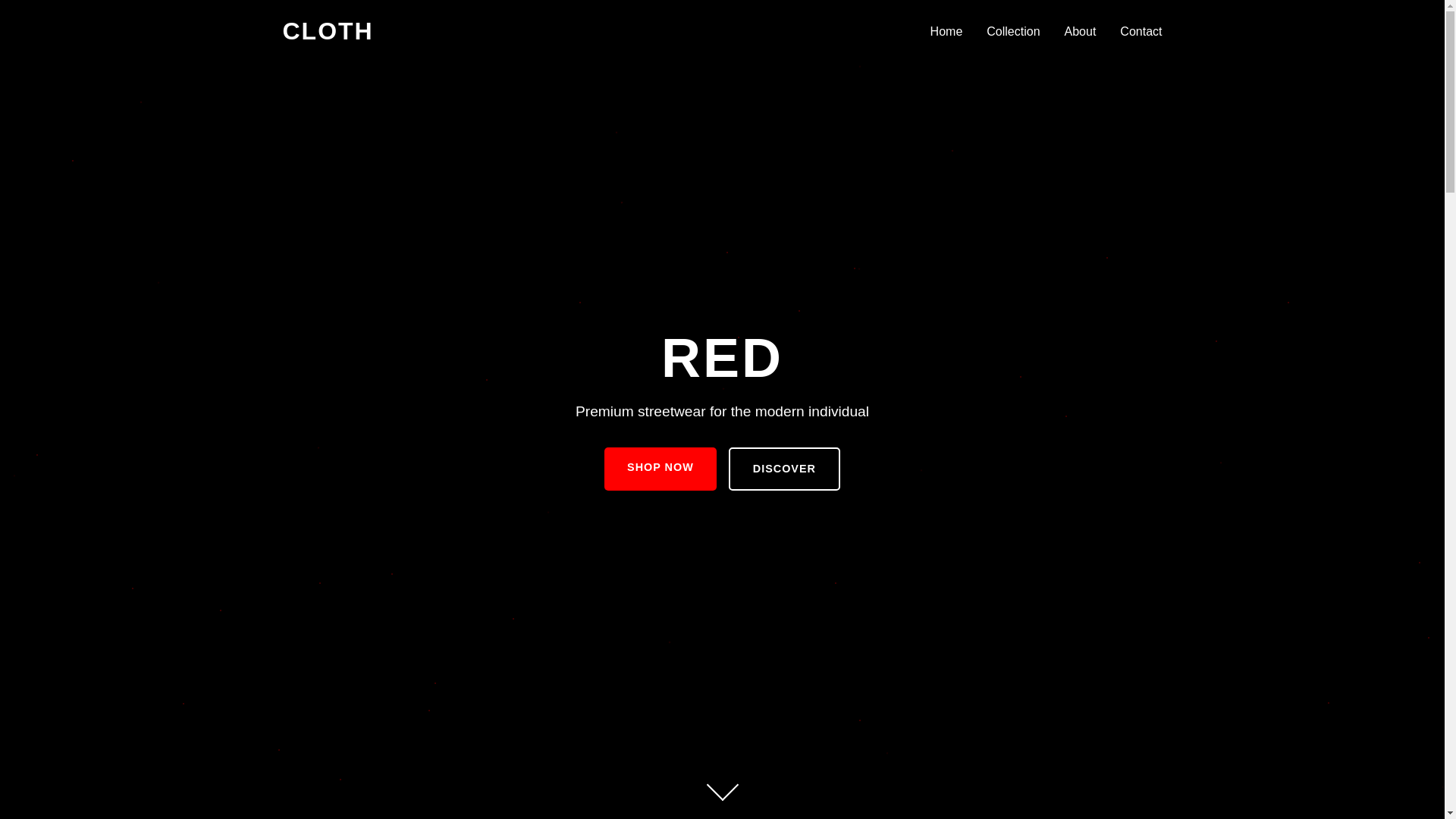 website screenshot of https://clothing-web.pages.dev/