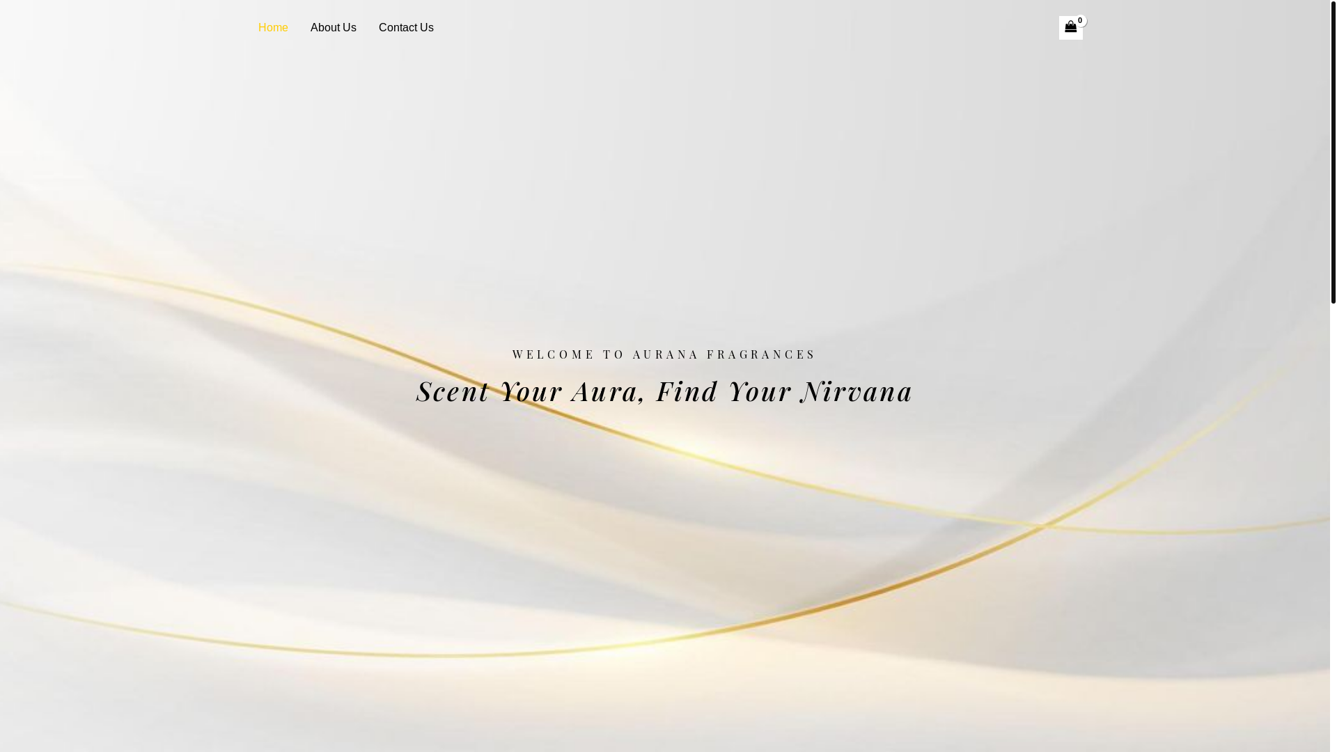 website screenshot of https://auranafragrances.com/