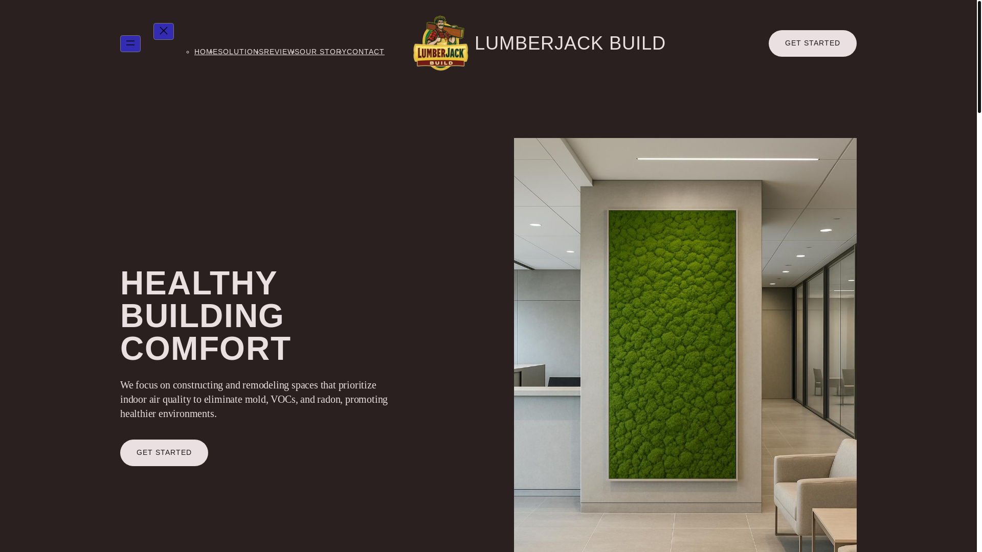 website screenshot of https://lumberjackbuild.com/
