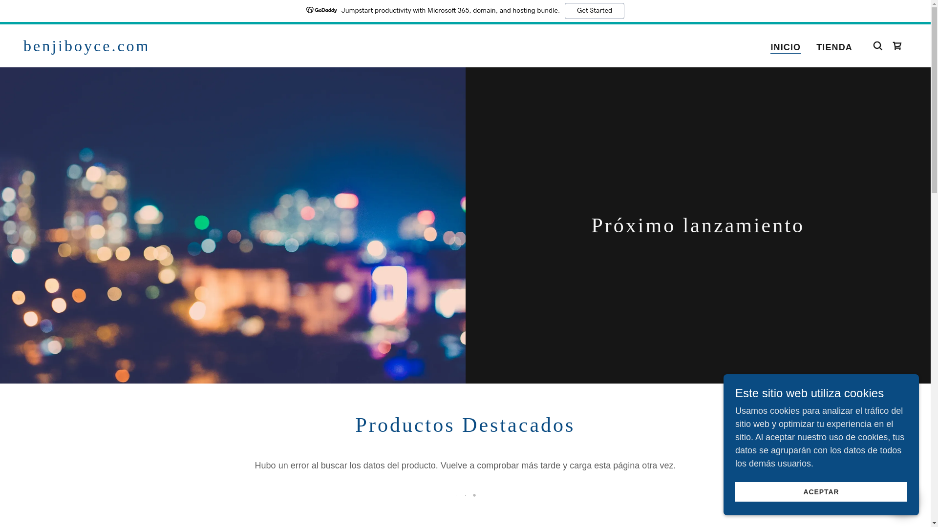 website screenshot of https://benjiboyce.com/