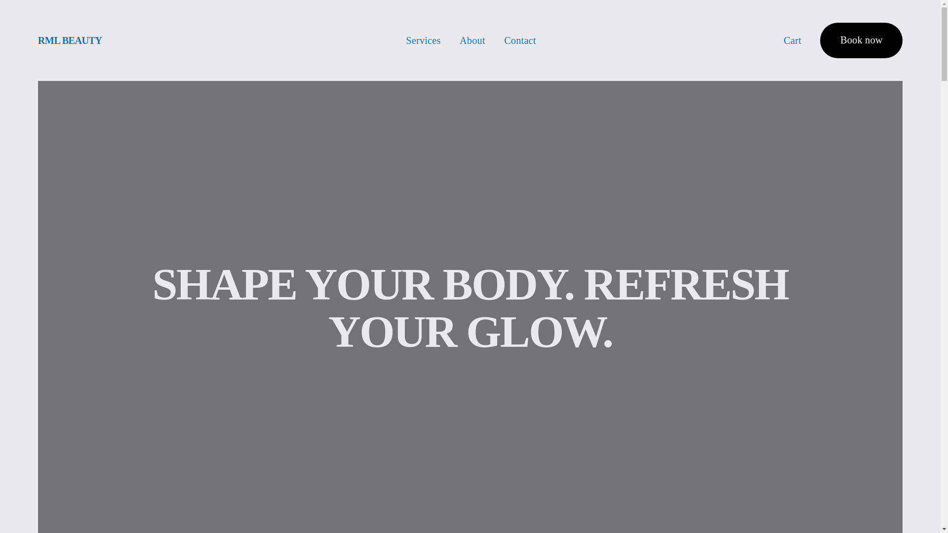 website screenshot of https://rmlbeauty.co.uk/