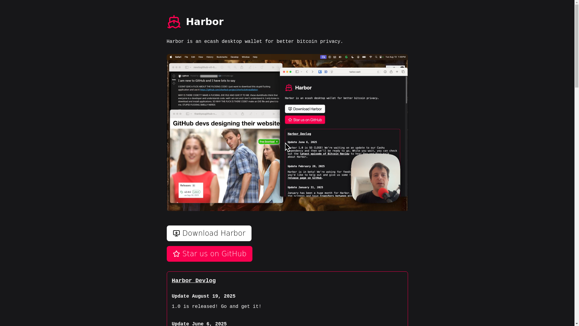 website screenshot of https://harbor-marketing-8y5.pages.dev/