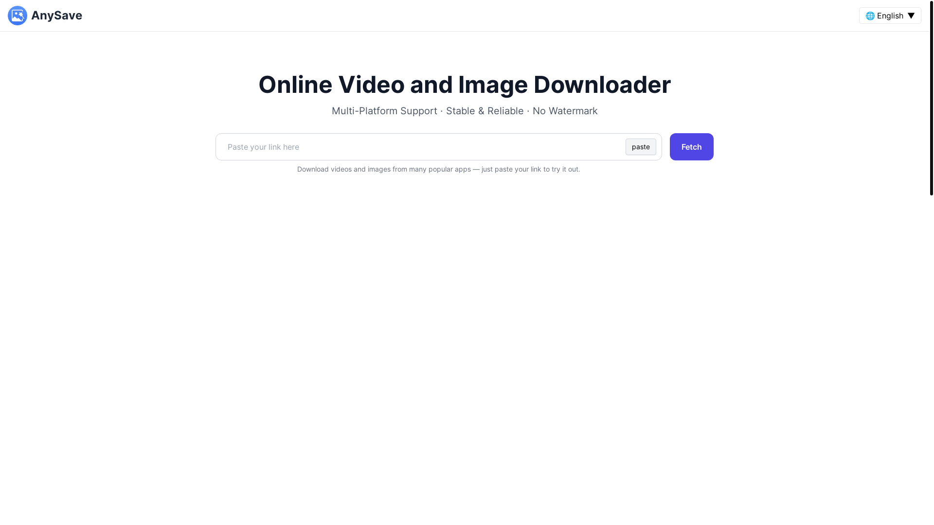 website screenshot of https://tapsave.pages.dev/