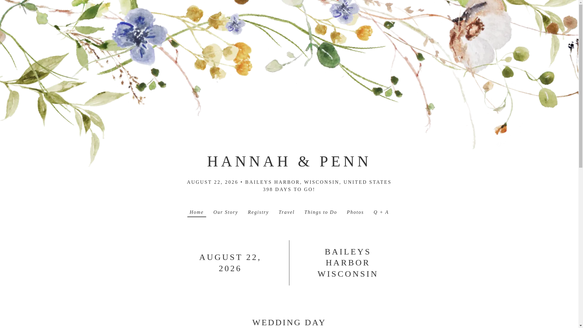 website screenshot of https://hannahandpenn.com/