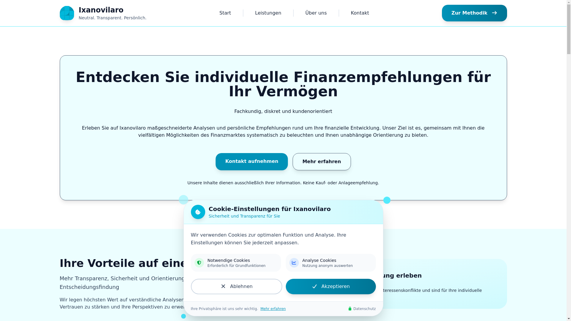 website screenshot of https://ixanovilaro.sbs/