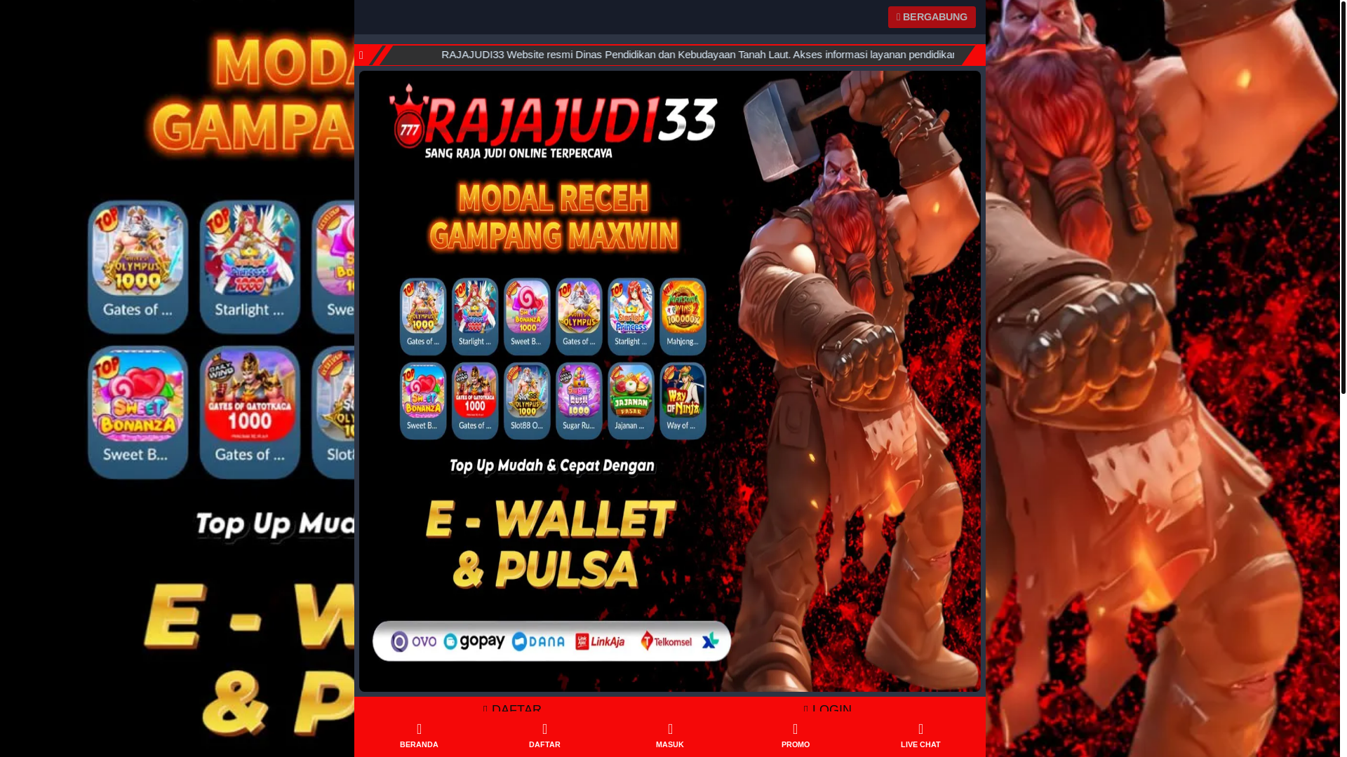 website screenshot of https://tanahlautkab-3ey.pages.dev/