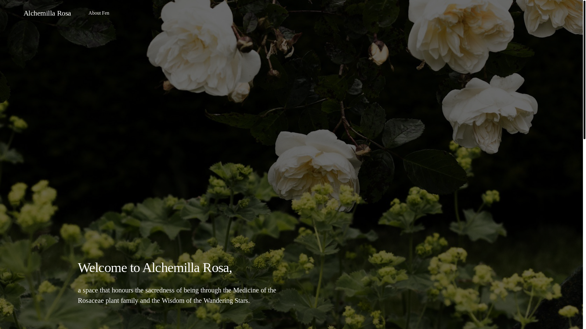 website screenshot of https://alchemillarosa.fr/