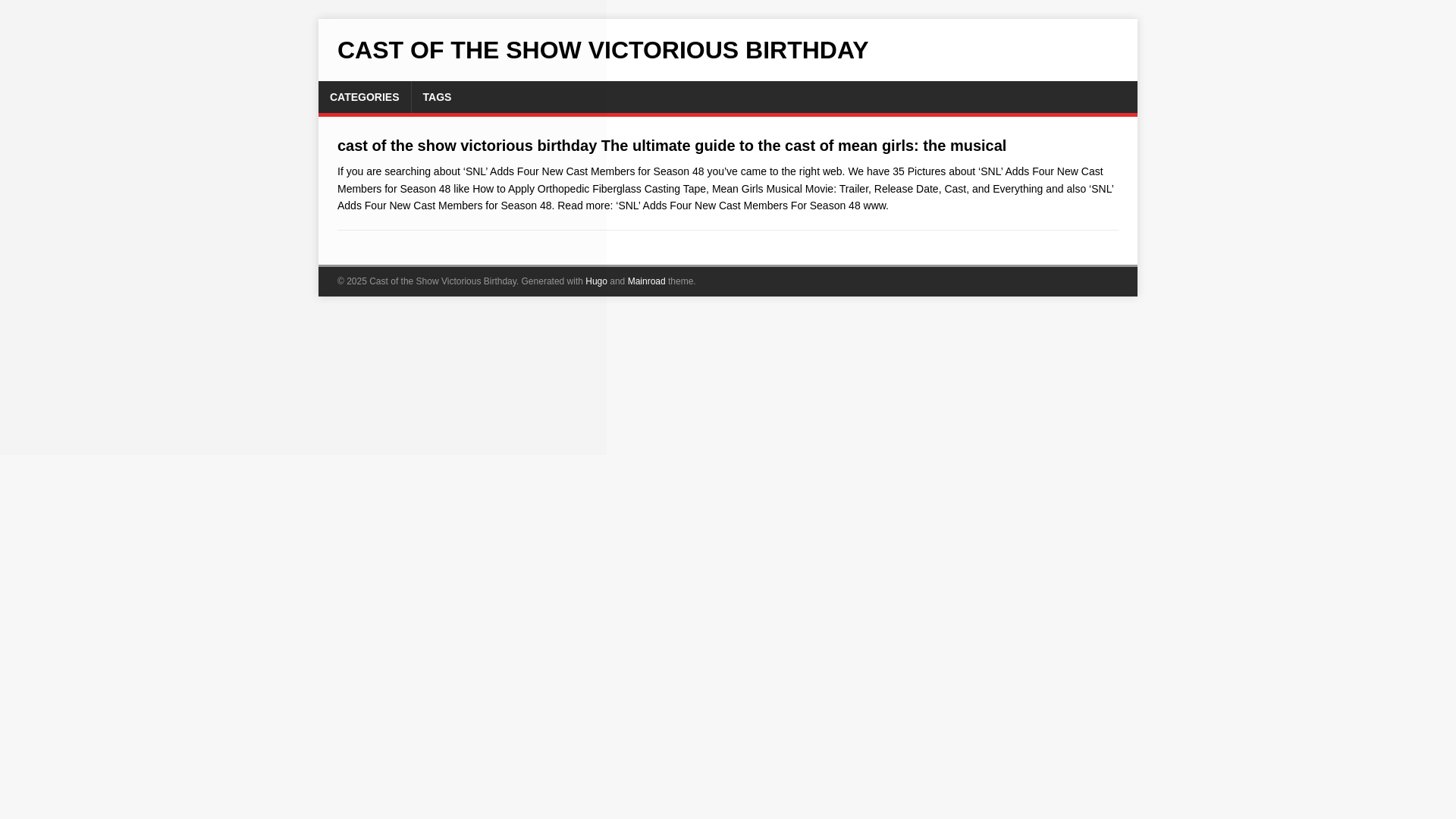 website screenshot of https://cast-of-the-show-victorious-birthday.pages.dev/
