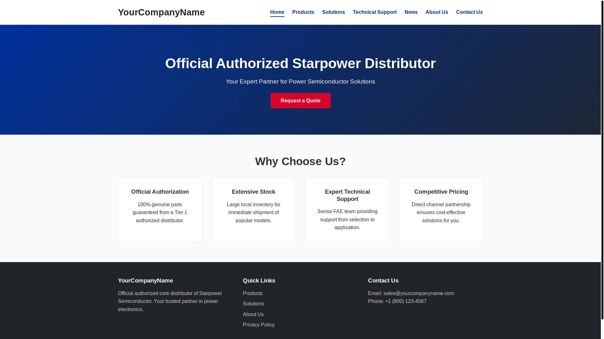 website screenshot of https://starpower-distributor-website.pages.dev/
