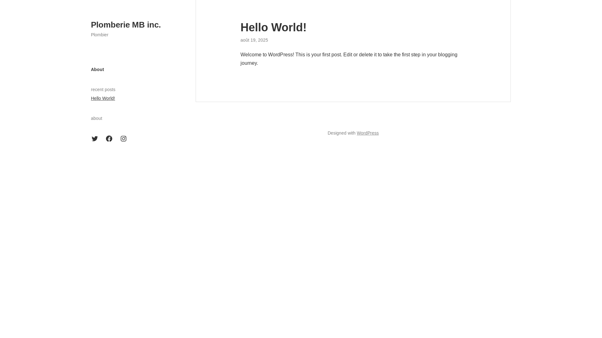 website screenshot of https://plomberiembinc.com/