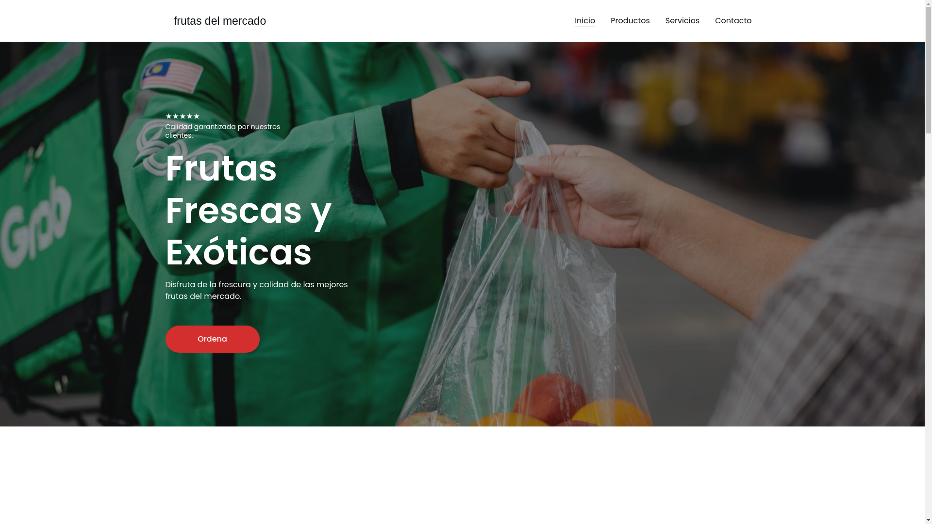 website screenshot of https://frutasdelmercado.fun/