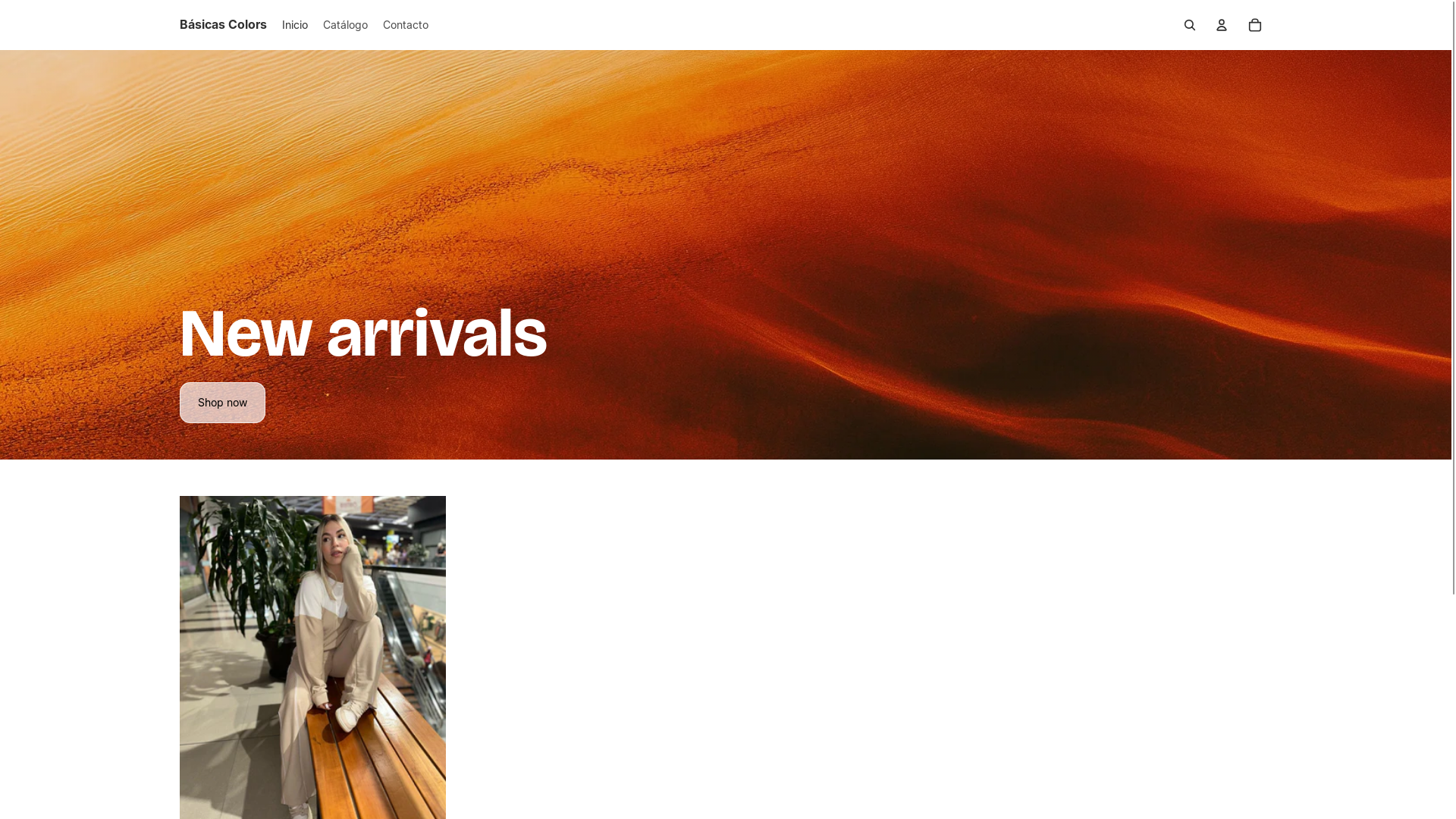 website screenshot of https://basicascolors.com/