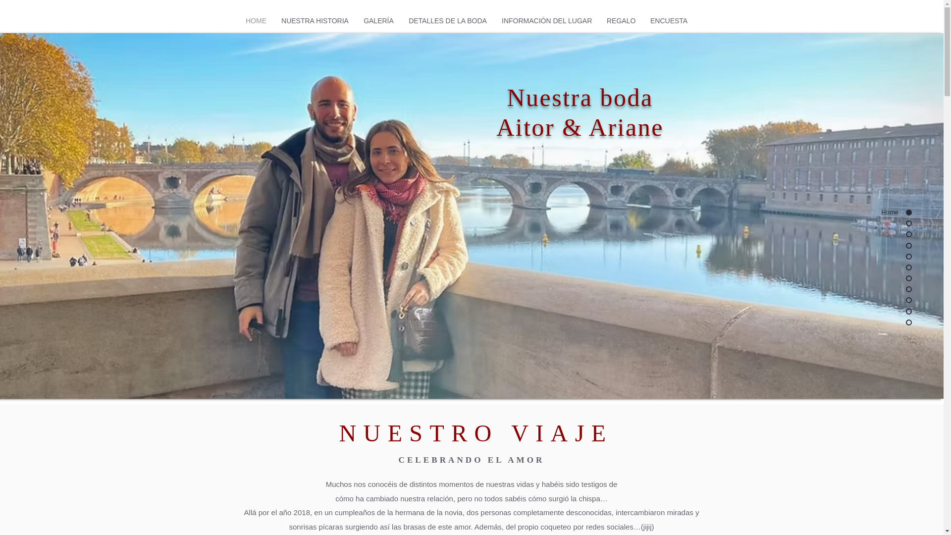 website screenshot of https://aitorarianeboda.com/