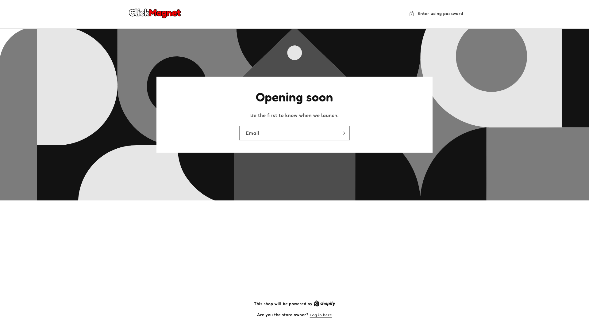 website screenshot of https://clickmagnet.store/