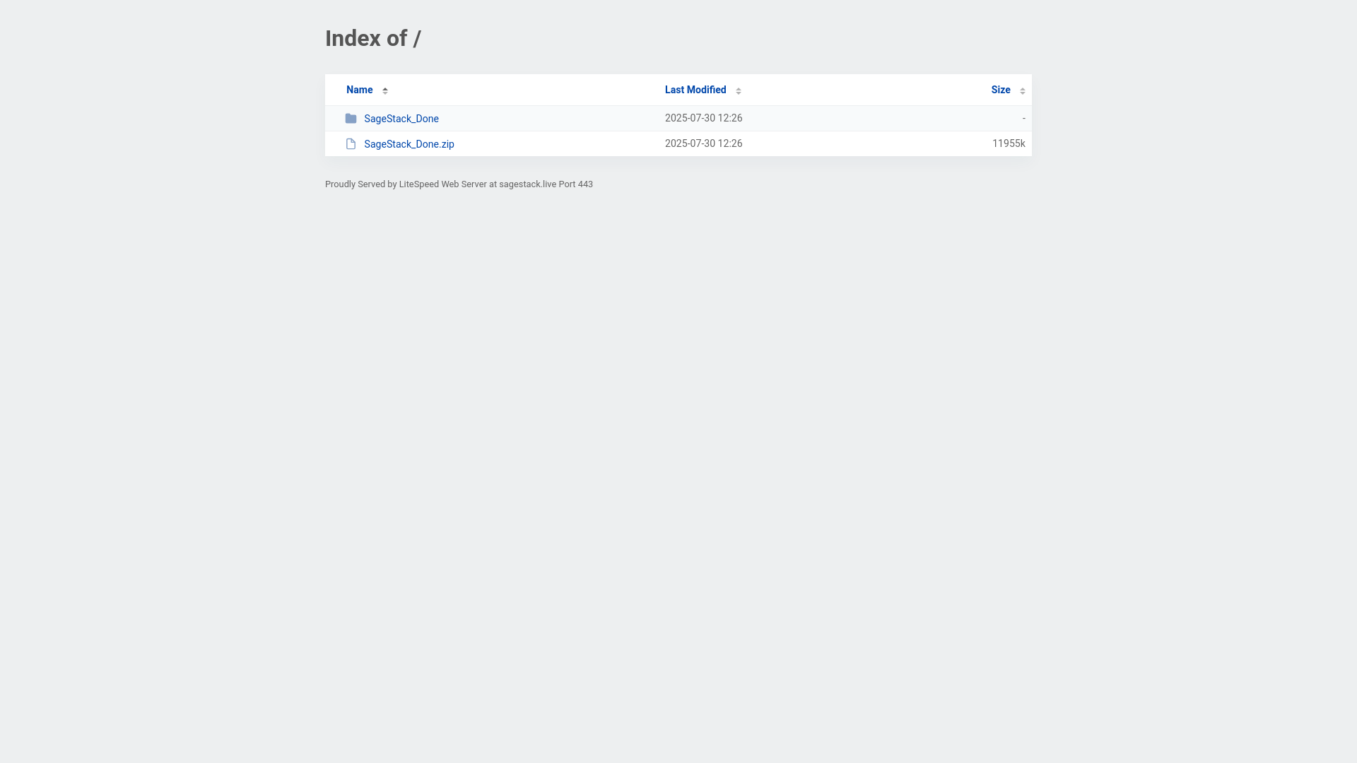 website screenshot of https://sagestack.live/