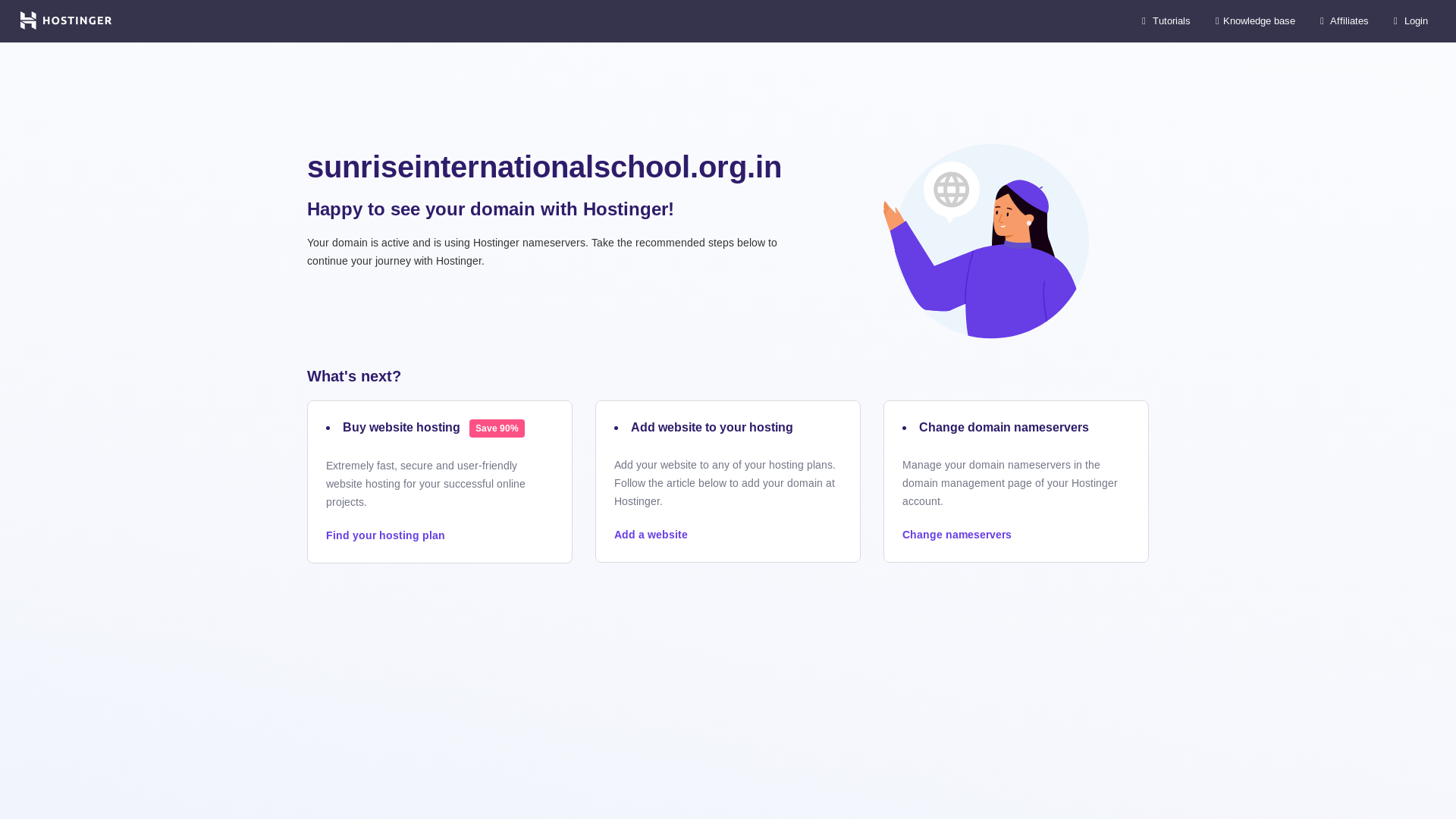 website screenshot of https://sunriseinternationalschool.org.in/