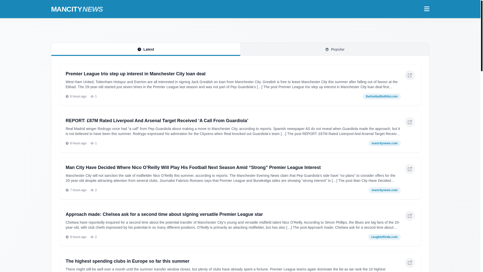 website screenshot of https://mancitynews-net.pages.dev/