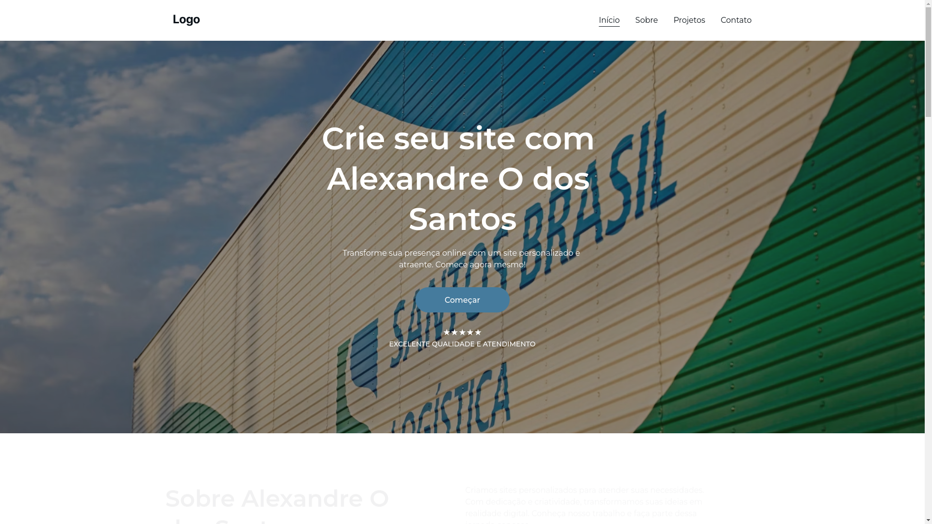 website screenshot of https://alexandltda.shop/
