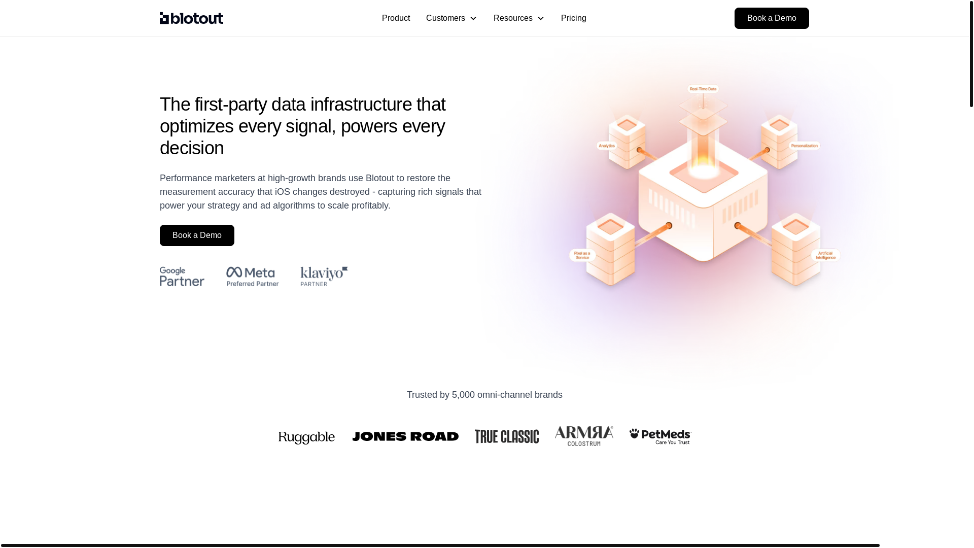 website screenshot of https://blotoutzone.com/