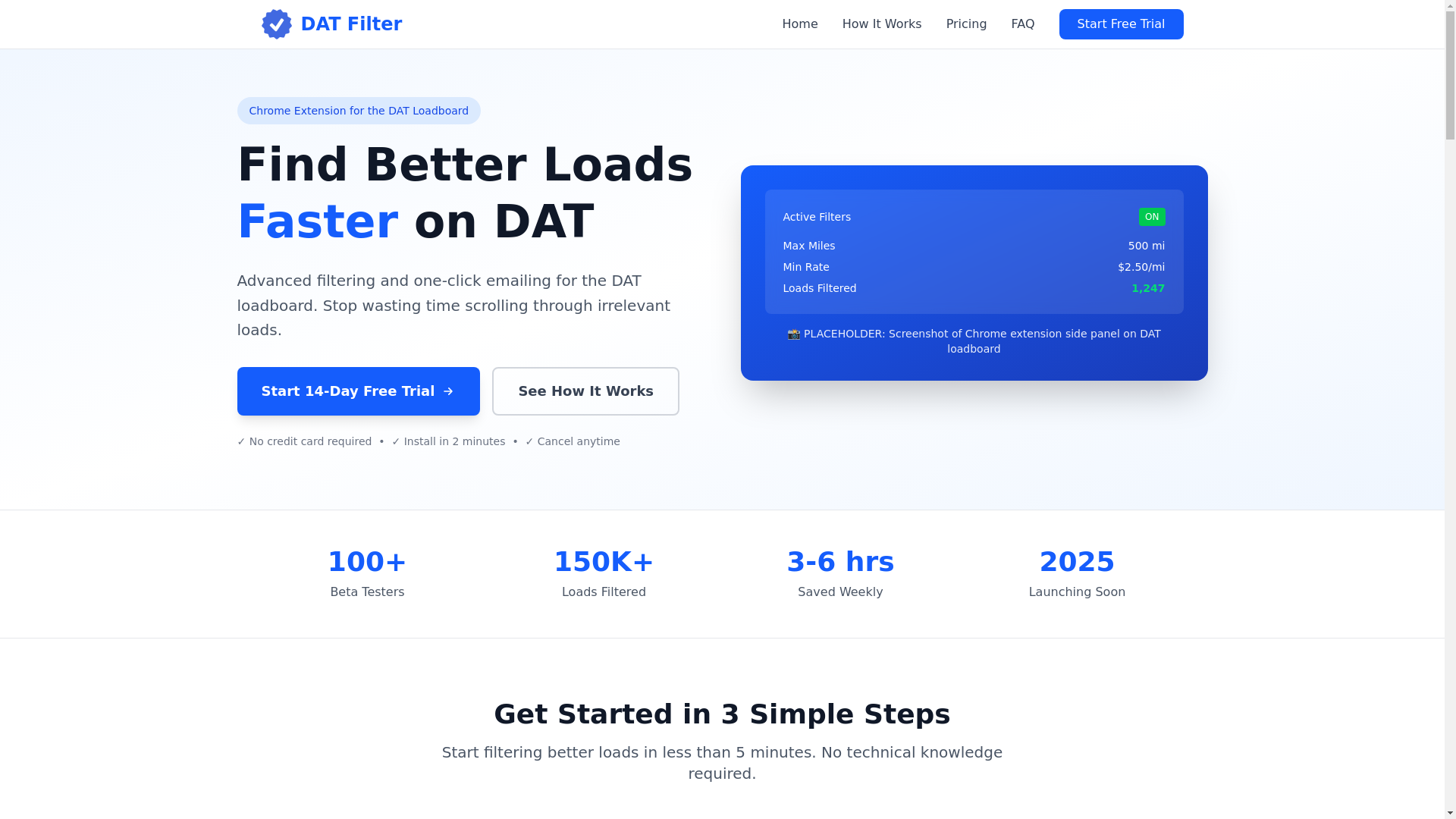 website screenshot of https://dat-filter-website.pages.dev/