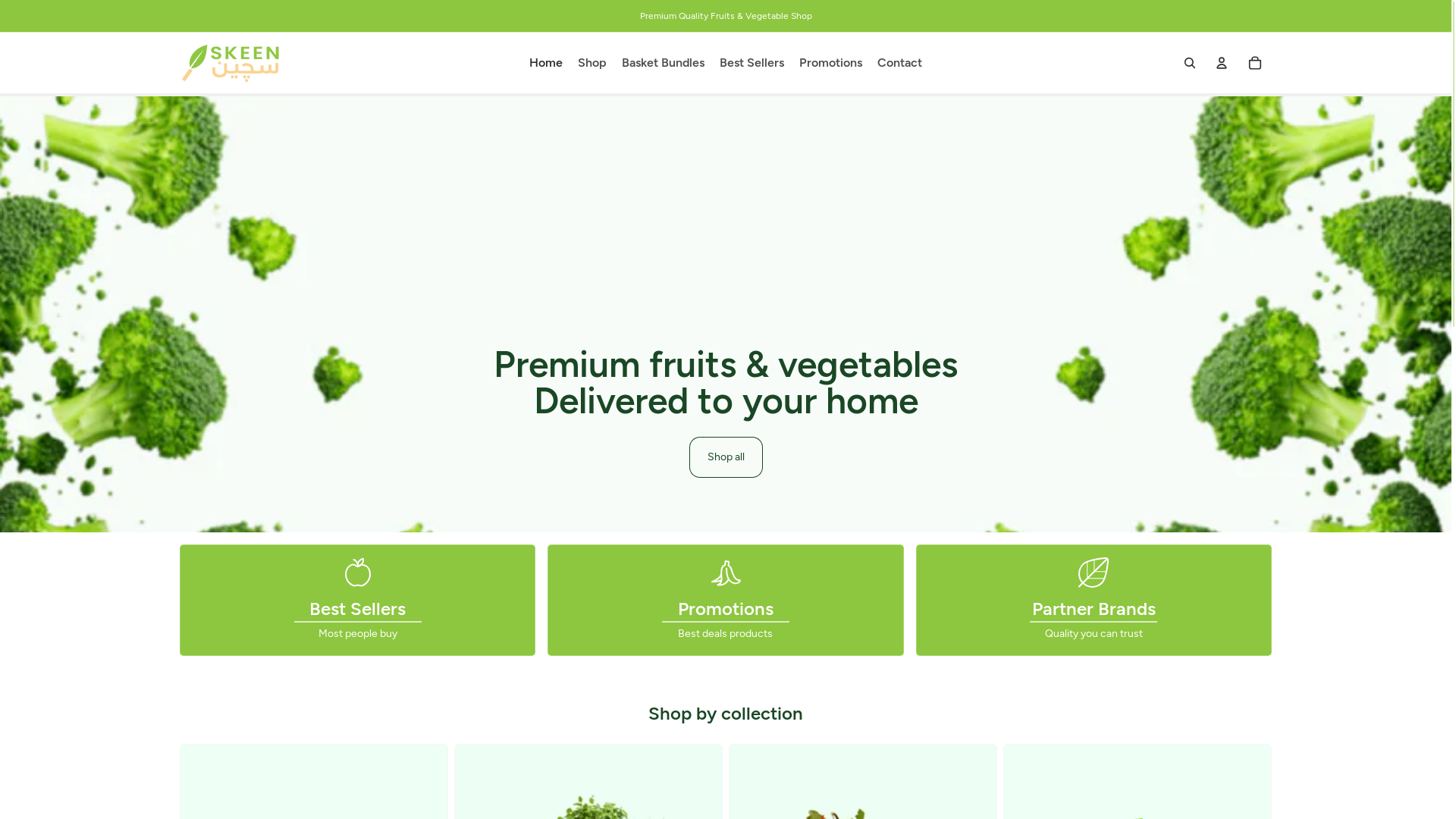 website screenshot of https://skeenfruits.com/