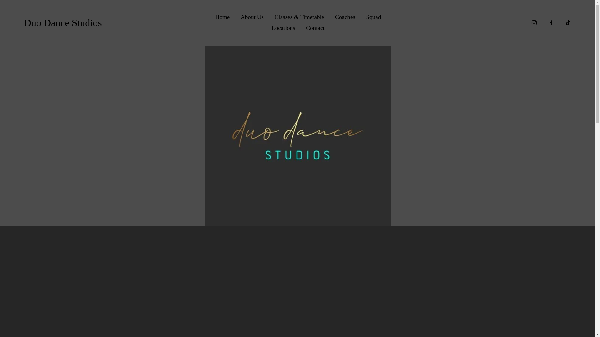 website screenshot of https://duodancestudios.co.uk/