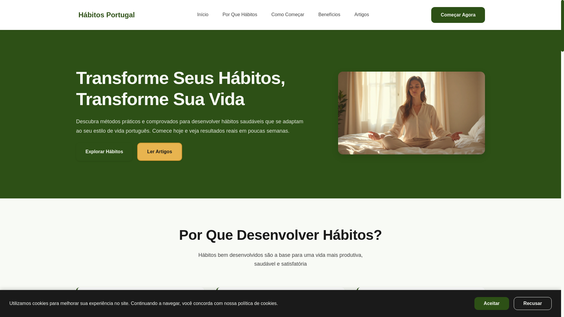 website screenshot of https://habitos-pt.com/