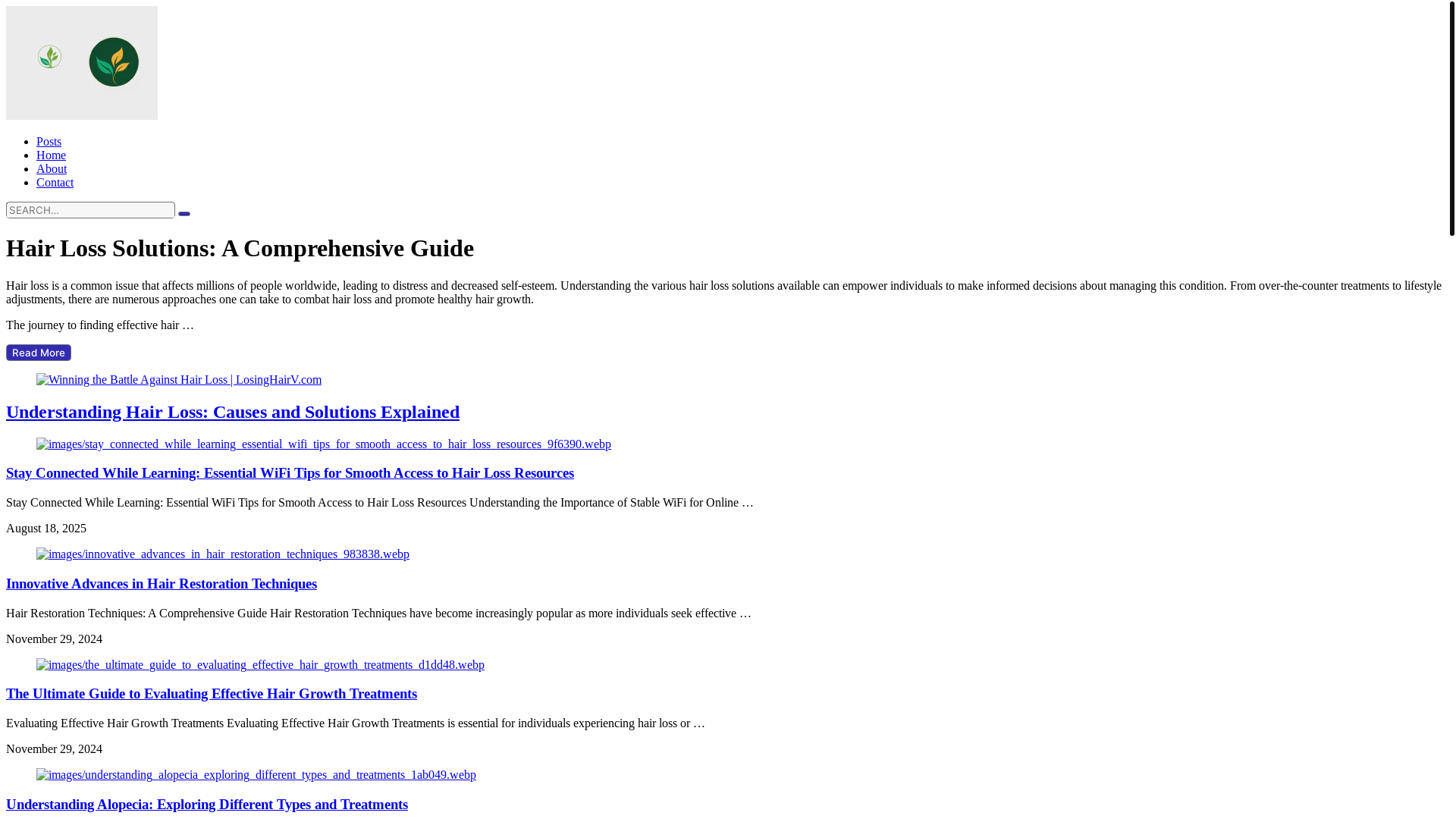 website screenshot of https://losinghairv-dbs.pages.dev/