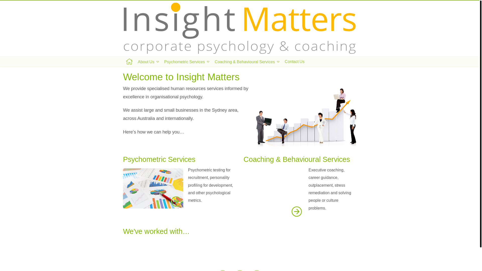 website screenshot of https://insightmatters.online/