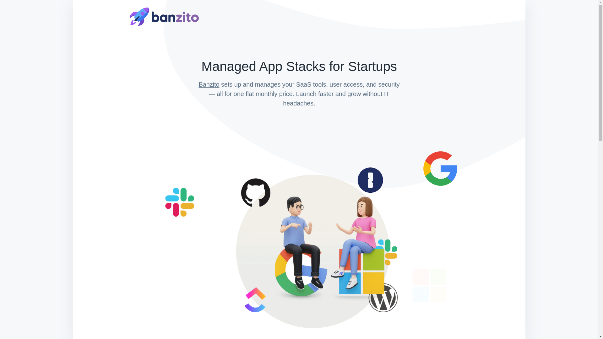 website screenshot of https://managedtechstacks.com/