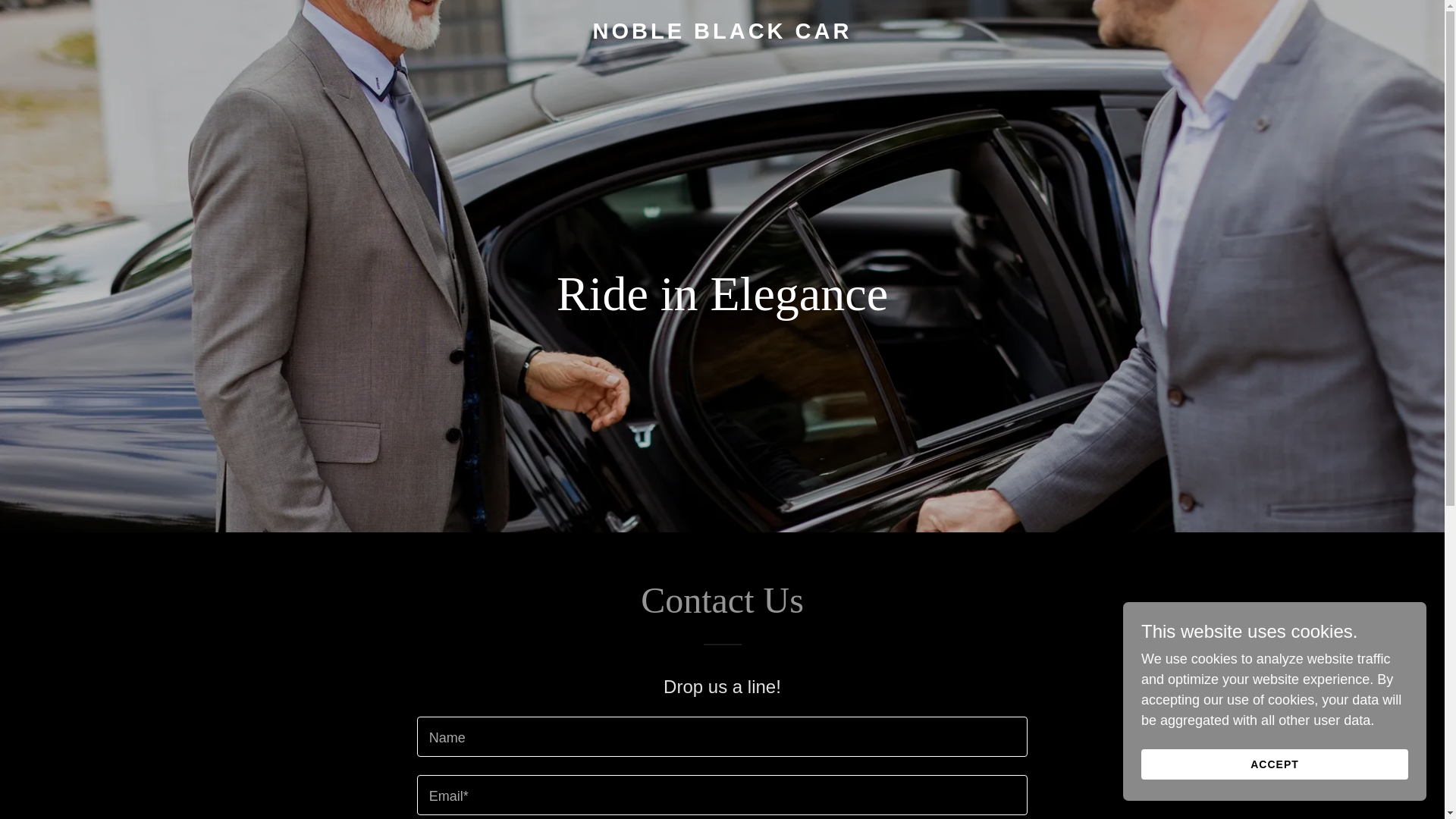 website screenshot of https://nobleblackcar.com/