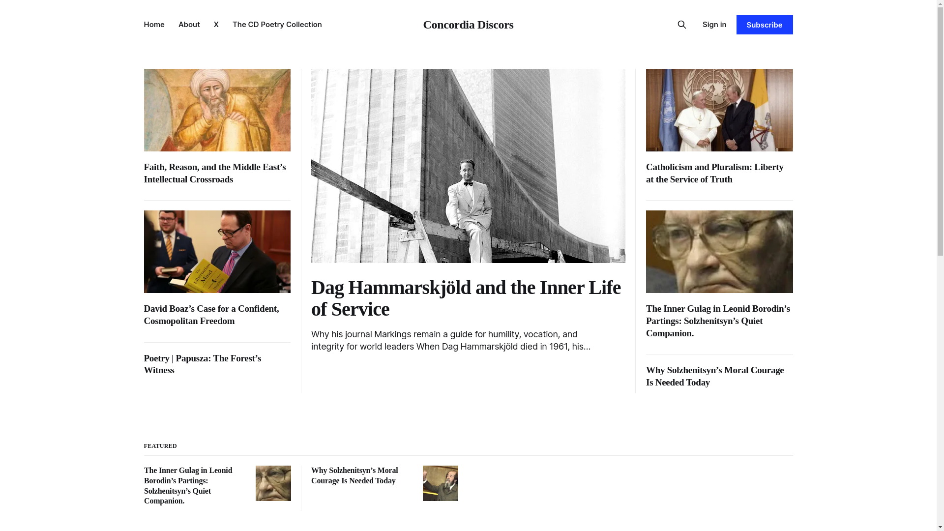 website screenshot of https://concordiadiscors.org/