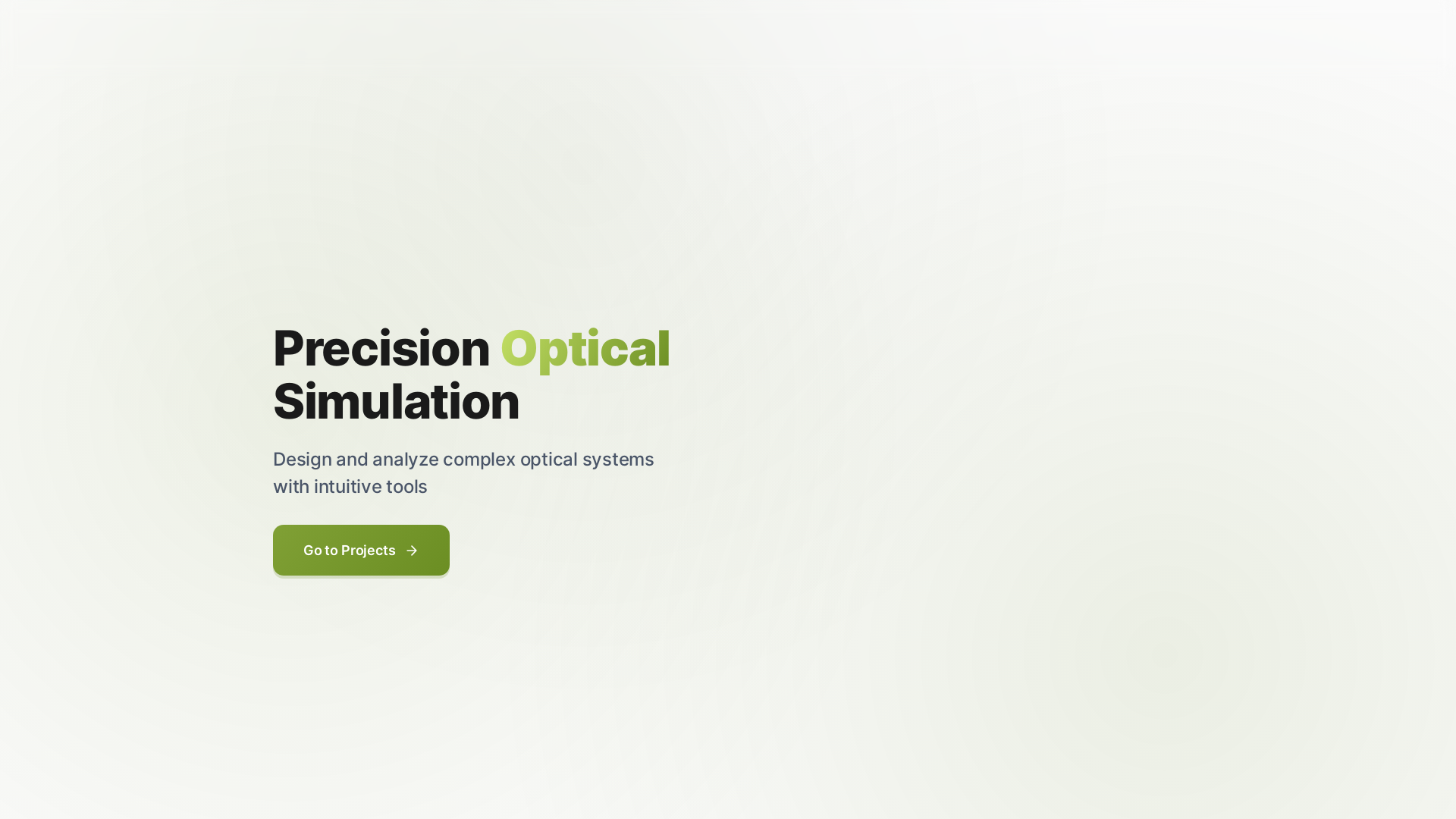 website screenshot of https://oliveoptics.pages.dev/