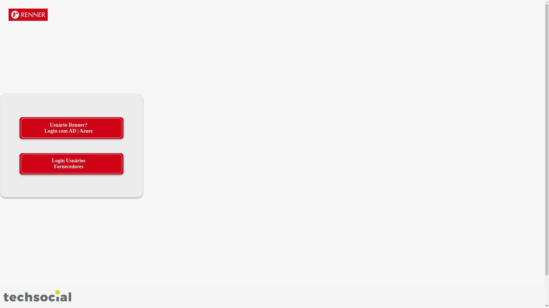 website screenshot of https://renner.techsocial.com.br/