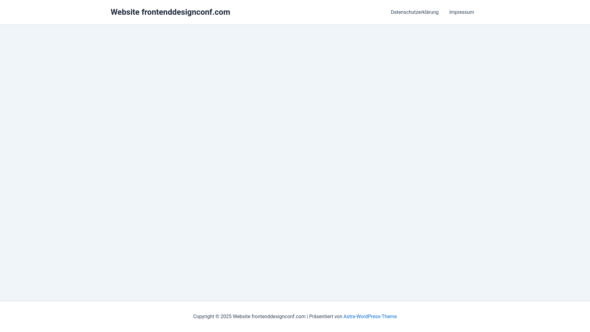 website screenshot of https://frontenddesignconf.com/