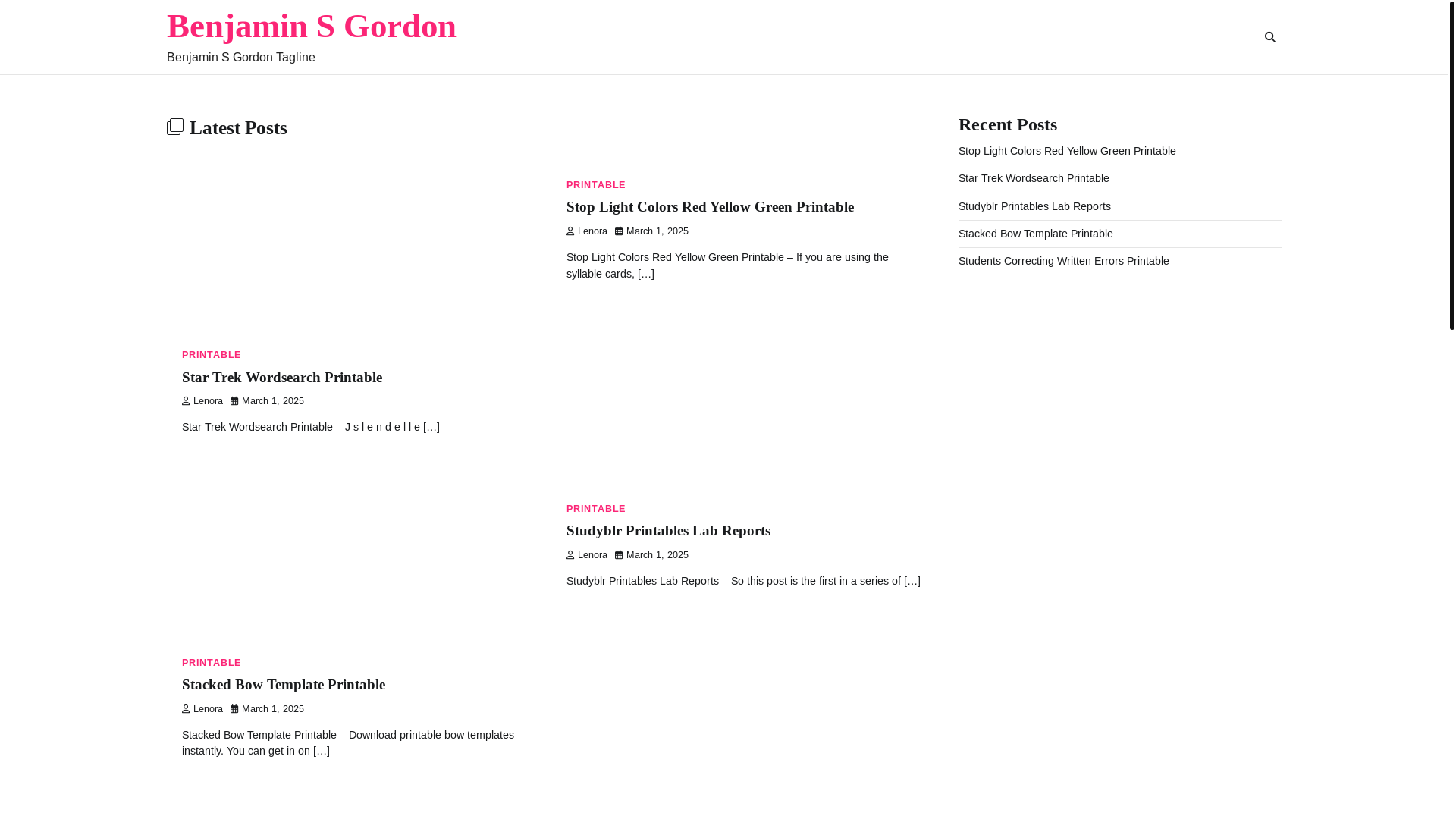 website screenshot of https://benjaminsgordon.pages.dev/